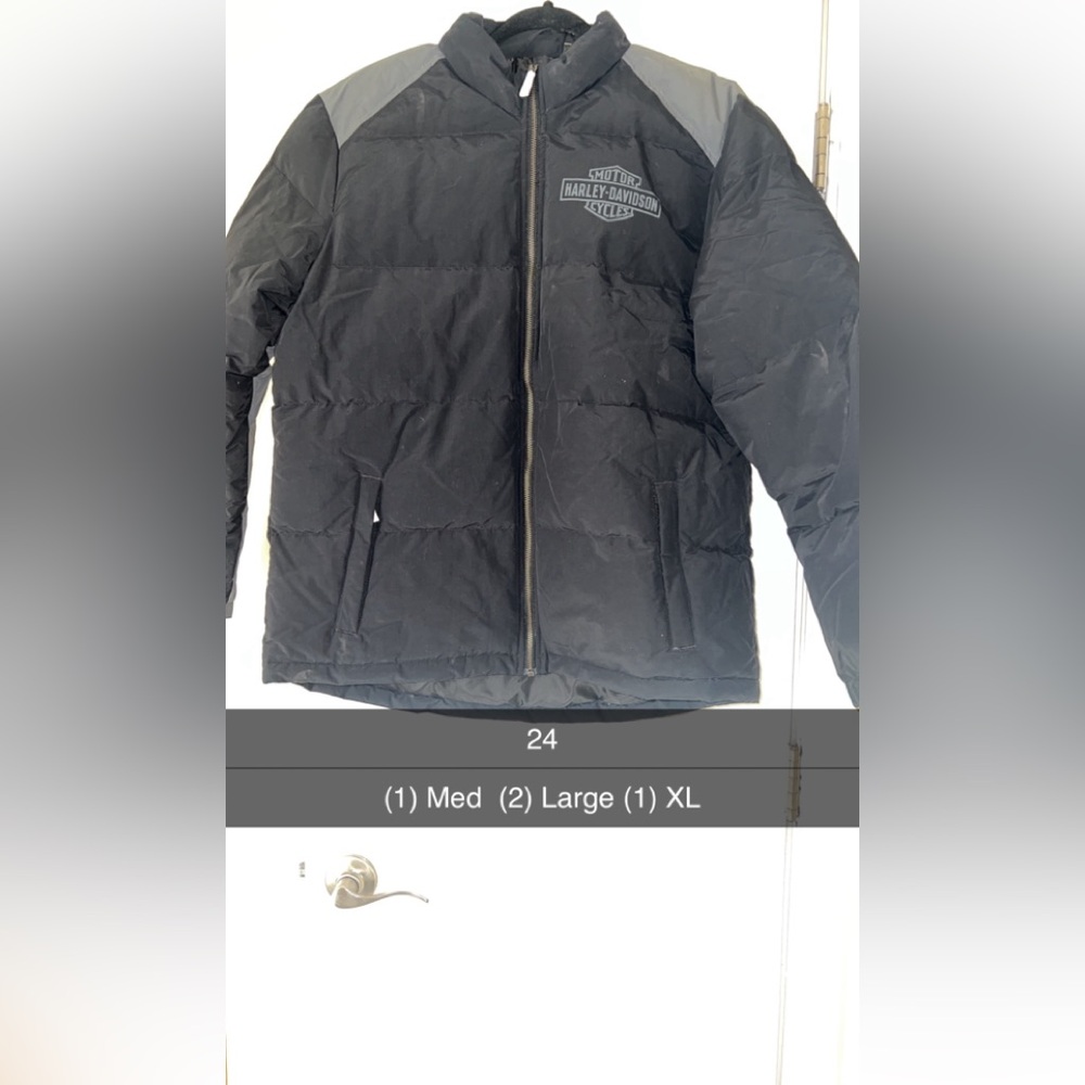BNWT Harley Davidson Puffer Jacket
